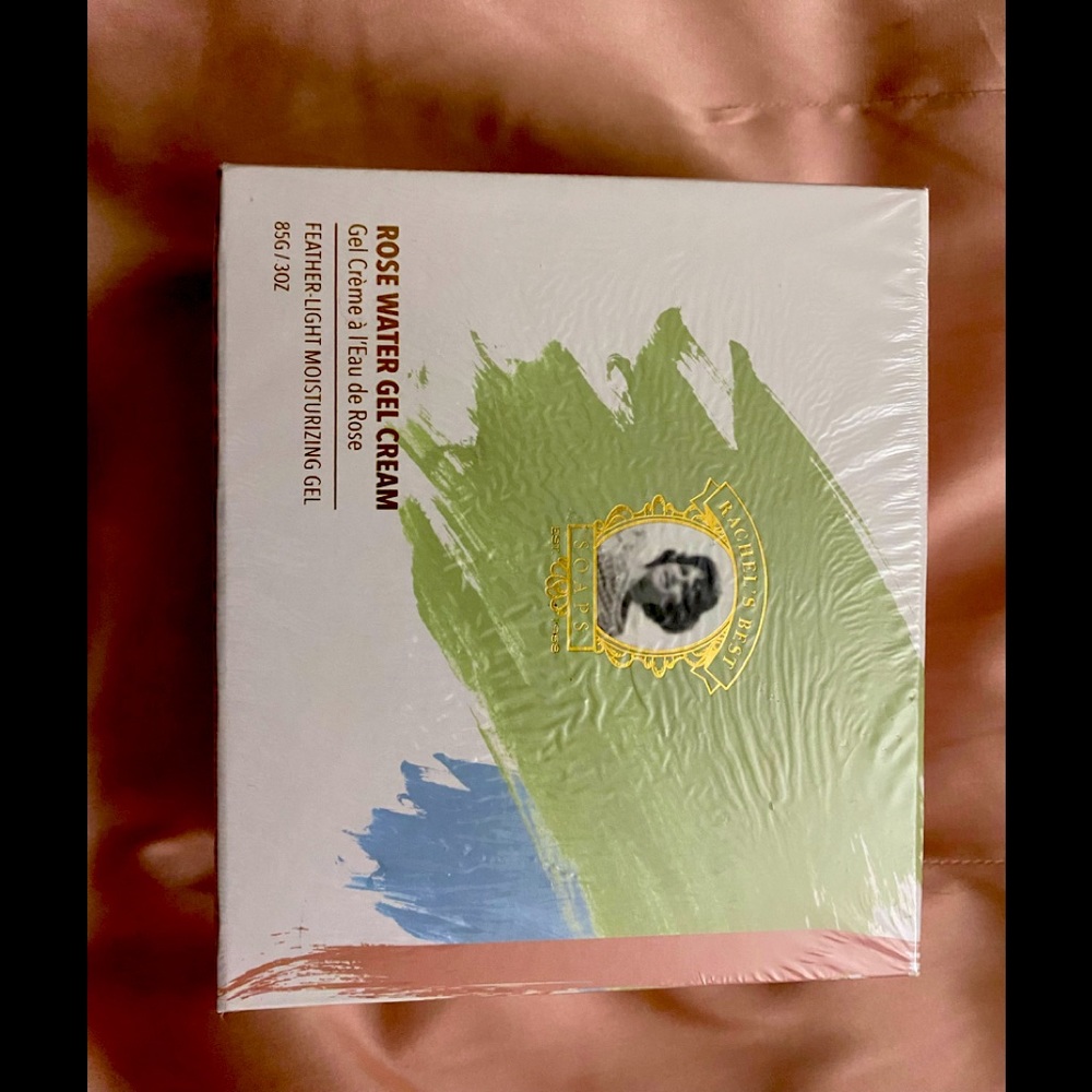 Rachels best soaps rose water gel cream.